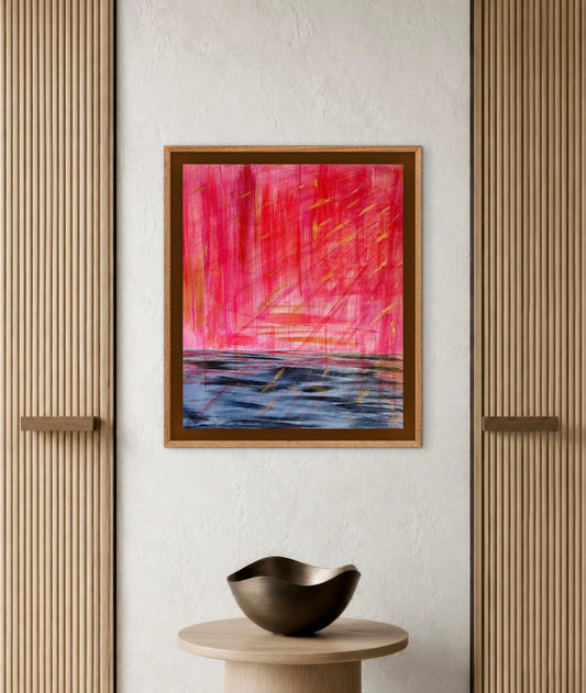 Portal of Silence, Original Art on Canvas, 20 in x 24 in