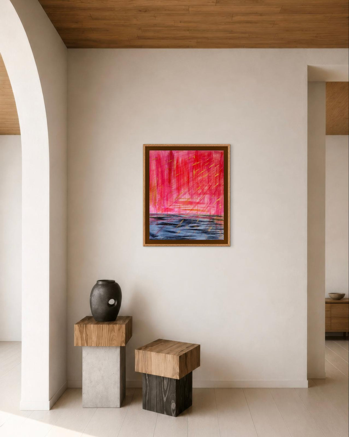 Portal of Silence, Original Art on Canvas, 20 in x 24 in