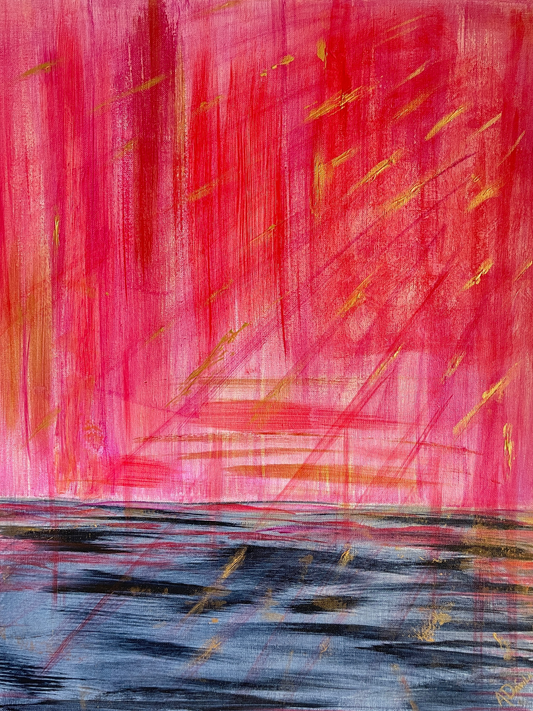 Portal of Silence, Original Art on Canvas, 20 in x 24 in