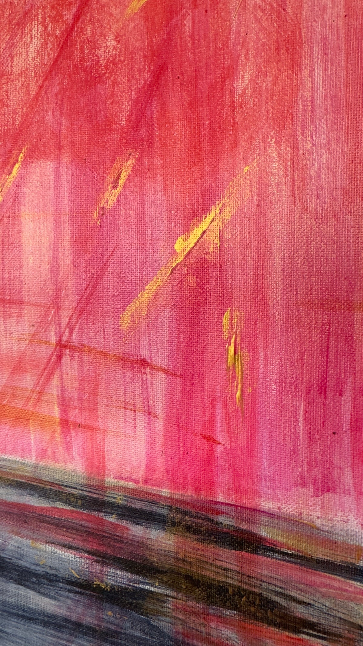 Portal of Silence, Original Art on Canvas, 20 in x 24 in