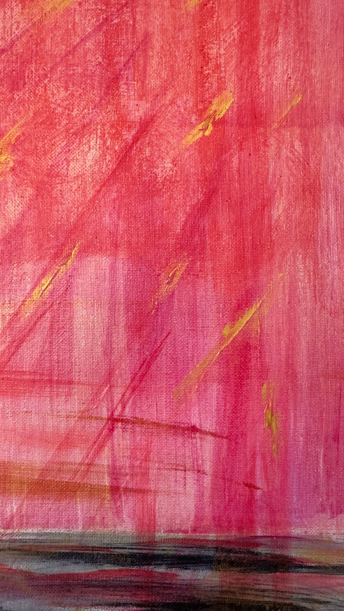 Portal of Silence, Original Art on Canvas, 20 in x 24 in