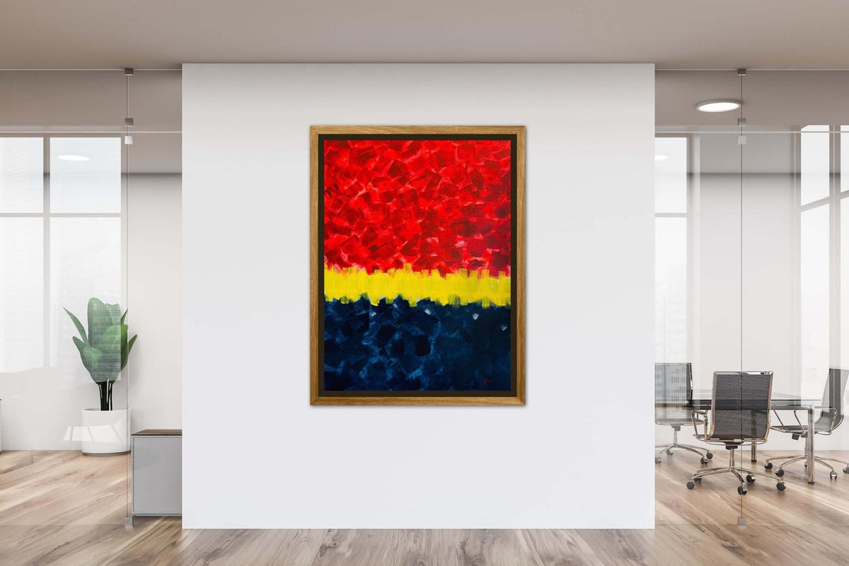 Primary Fun, Original Acrylic on Canvas, 30 in x 40 in